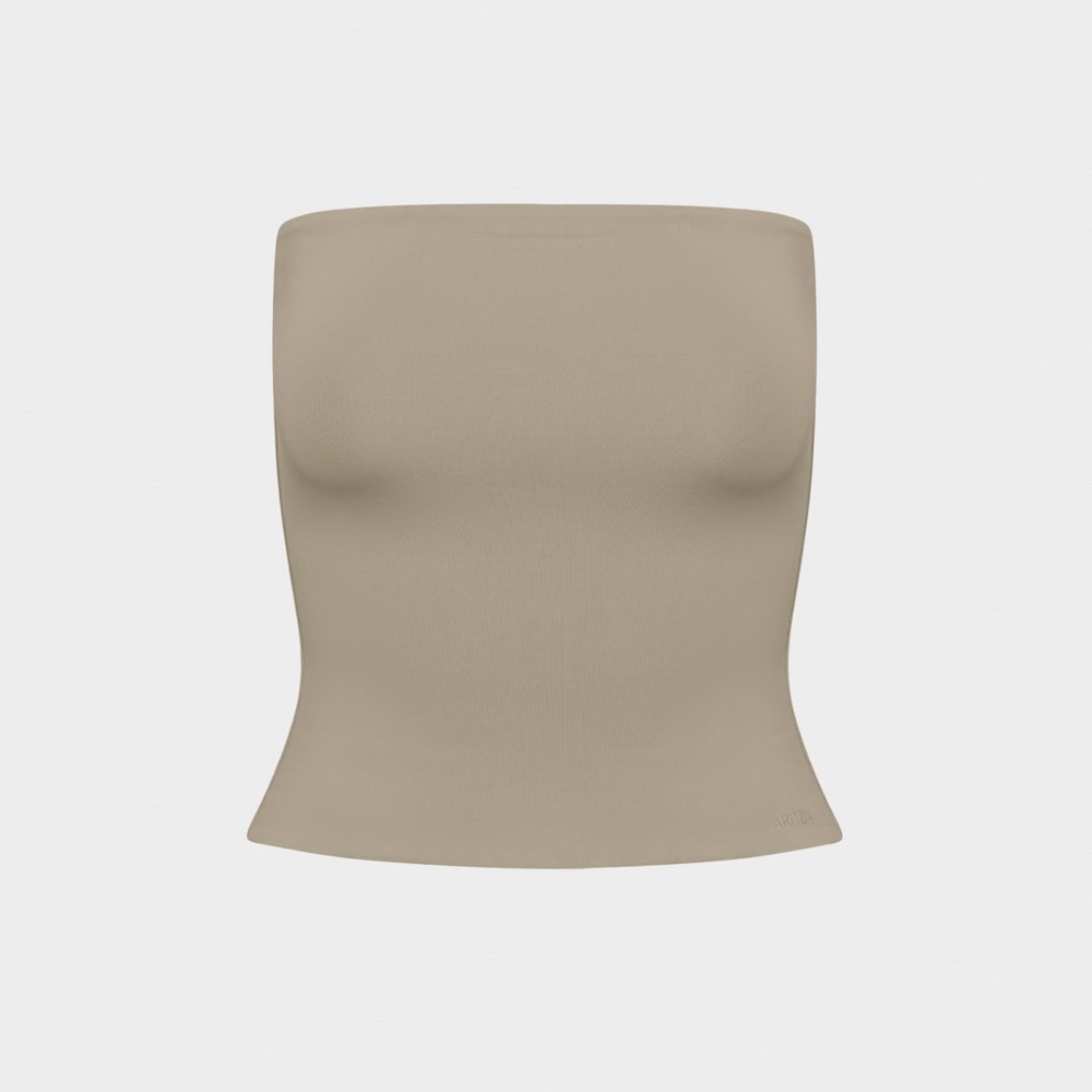 Aritzia Contour Tube Top Taupe